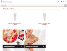 Tablet Screenshot of fusspflegeshopp.de